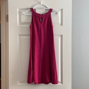 Pink Sleeveless Knee Length Dress